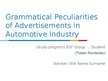 Реферат 'Grmmatical Aspects of Automobile Advertisements', 48.