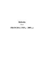 Реферат 'Francija (1945.g.– 2005.g.)', 1.
