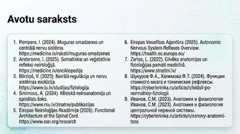 Презентация 'Muguras smadzenes: neiroloģiskā aparatūra un lokālie protokoli', 16.