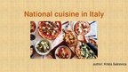 Презентация 'Italy National Food', 1.