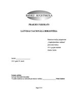 Отчёт по практике 'Latvijas Nacionālā bibliotēka', 1.