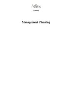 Реферат 'Management Planning', 1.