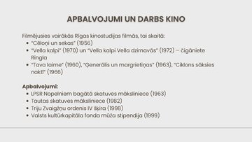 Презентация 'Aija Baumane', 6.