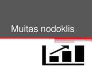 Презентация 'Prezentācija Muitas nodoklis', 1.