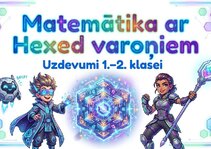 Презентация 'Matemātika ar Hexed varoņiem', 1.
