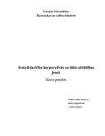 Реферат 'Uzņēmuma "Statoil" darbība korporatīvās sociālās atbildības jomā', 1.