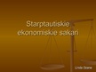 Презентация 'Starptautiskie ekonomiskie sakari', 1.