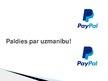 Презентация 'Informācija par PayPal pielietojumu', 11.