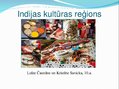 Презентация 'Indijas kultūras reģions', 1.