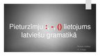 Презентация 'Pieturzīmju lietojums latviešu gramatikā', 1.