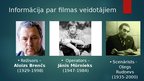 Презентация 'Ilgais ceļš kāpās (rež. Aloizs Brenčs) filmas prezentācija', 2.