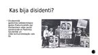 Презентация 'Latvijas disidenti', 2.
