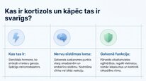 Презентация 'Kortizola loma organismā un stresa reakcijā', 2.