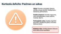 Презентация 'Kortizola loma organismā un stresa reakcijā', 8.