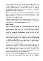 Эссе 'How weather affects daily life', 4.