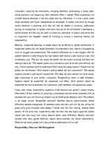 Эссе 'The importance of personal responsibility', 4.