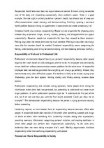 Эссе 'The importance of personal responsibility', 10.