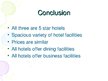 Презентация 'Hotel Comparison', 10.