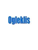 Реферат 'Ogleklis', 1.