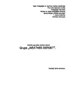 Реферат 'Grupa "Weather Report"', 1.