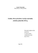 Реферат 'Sociālās sfēras prioritātes Latvijas nacionālās attīstības plānā līdz 2013.gadam', 1.