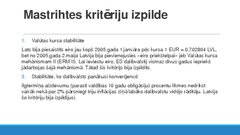 Реферат 'Eiro valūtas ieviešana un tās pielietošana Latvijās ekonomikā', 18.