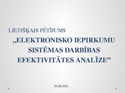 Реферат 'Elektronisko iepirkumu sistēmas darbības efektivitātes analīze', 57.