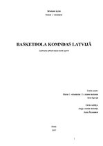 Реферат 'Basketbols Lavijā', 1.