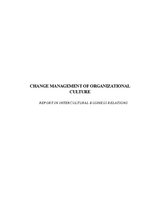 Реферат 'Change Management of Organizational Culture', 1.