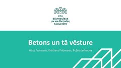 Презентация 'Betons un tā vēsture', 16.