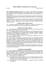 Образец документа 'Standarta darba līgums ar pārbaudes laiku', 6.