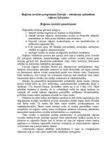 Реферат 'Reģionu izveides programma Latvijā - risinājumi optimālam reģionu lielumam', 1.