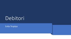 Презентация 'Debitori', 1.