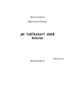 Реферат 'pH indikatori dabā', 1.