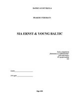 Отчёт по практике 'SIA "Ernst & YToung Baltic"', 1.