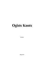 Реферат 'Ogists Konts', 1.