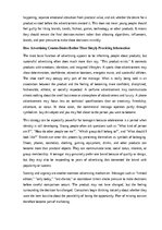 Эссе 'The influence of advertising on young people', 2.