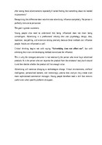 Эссе 'The influence of advertising on young people', 13.