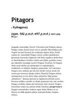 Конспект 'Pitagors', 1.