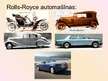 Презентация 'Rolls Royce zīmola attīstības vēsture', 8.