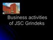Презентация 'Business Activities of JSC "Grindeks"', 1.