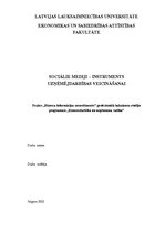 Отчёт по практике 'Sociālie mediji - instruments uzņēmējdarbības veicināšanai', 1.
