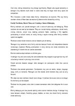 Эссе 'The importance of family in a teenager’s life', 9.