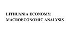 Презентация 'Economic Development of Lithuania - Macroeconomic Analysis', 14.