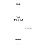 Реферат 'AS BTA', 1.