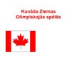 Презентация 'Kanāda Ziemas Olimpiskajās spēlēs', 1.