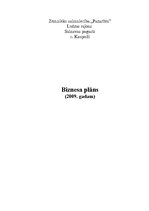 Бизнес план 'Biznesa plāns', 1.