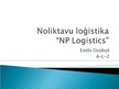 Презентация 'Noliktavu loģistika "NP Logistics"', 1.