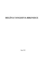 Конспект 'Helēna Tangijeva - Birzniece', 1.