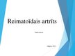 Презентация 'Reimatoīdais artrīts', 1.
